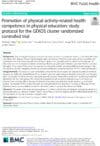Promotion of physical activity-related health competence (PAHCO) in physical education: study protocol for the GEKOS cluster randomized controlled trial