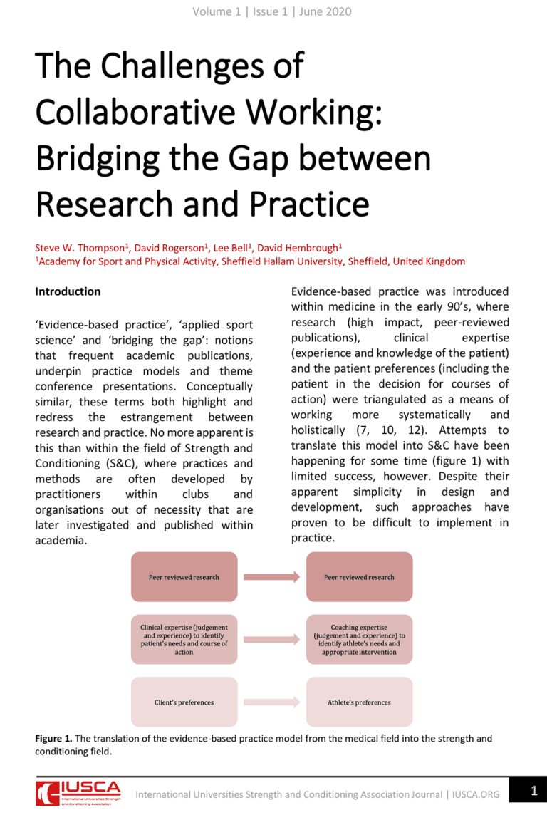 The Challenges Of Collaborative Working: Bridging The Gap Between ...