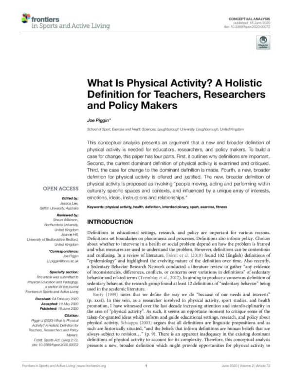 what-is-physical-activity-a-holistic-definition